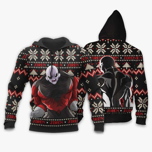 Divesart - Jiren Ugly Christmas Sweater and Hoodie Custom Anime Dragon Ball Xmas Gifts